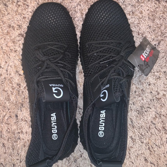 BRAND NEW W TAGS Men's Black Guyisa Sneakers - Picture 6 of 7